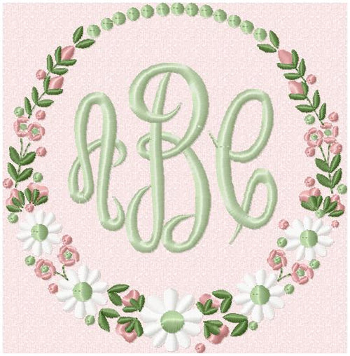 DAISY CIRCLE BORDER FRAME