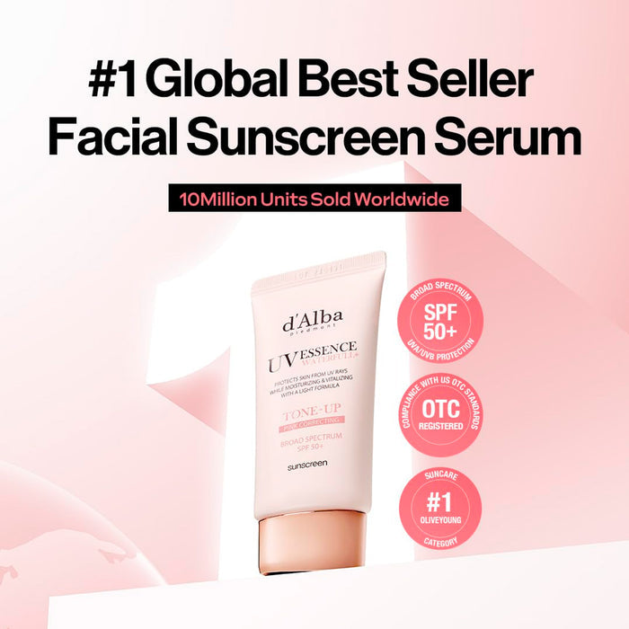 d'Alba UV Essence Waterfull Tone Up Sunscreen SPF 50+ 1.69oz/ 50ml