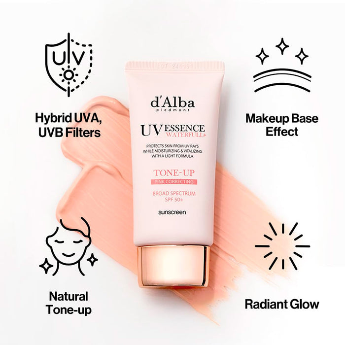 d'Alba UV Essence Waterfull Tone Up Sunscreen SPF 50+ 1.69oz/ 50ml