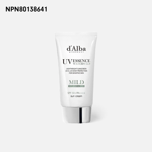d'Alba Waterfull Mild Sun Cream 50ml NPN