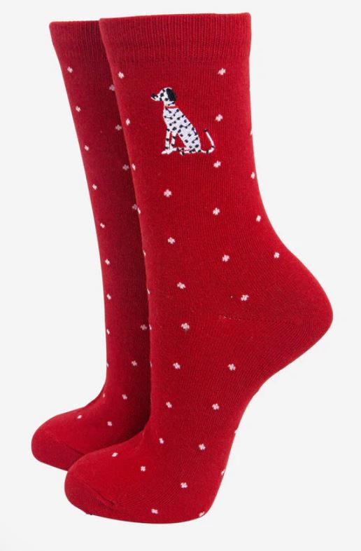 'Dalmatians & Polka Dots' Women's Socks