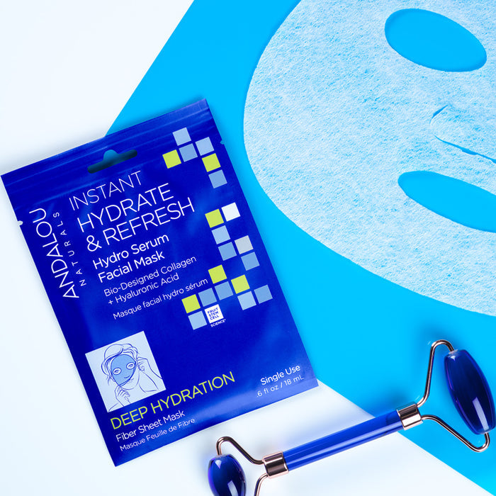 Deep Hydration Instant Hydrate & Refresh Sheet Mask - Andalou Naturals US