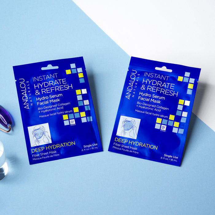 Deep Hydration Instant Hydrate & Refresh Sheet Mask - Andalou Naturals US