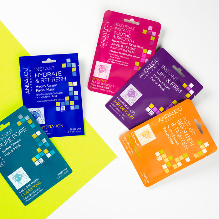 Deep Hydration Instant Hydrate & Refresh Sheet Mask - Andalou Naturals US