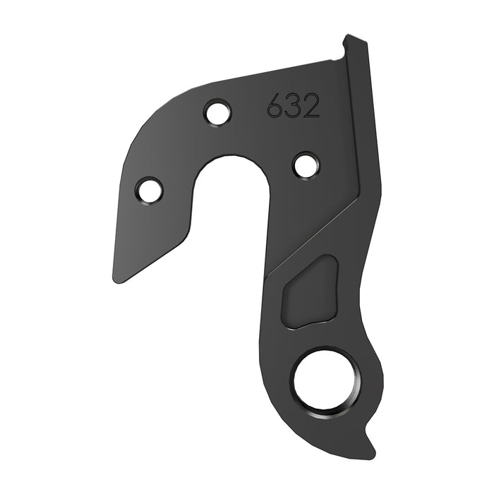 Derailleur Hanger 632 – 6061 Aluminum, Black