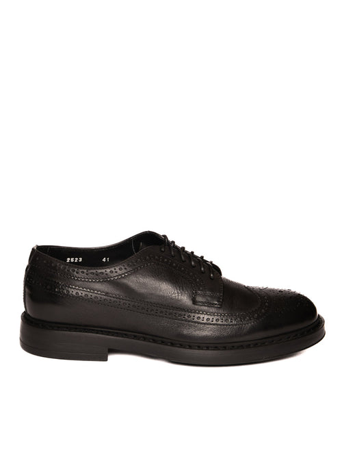 DOUCAL'S derby in pelle nero <BR/> 2523 TRIUMPH-NERO