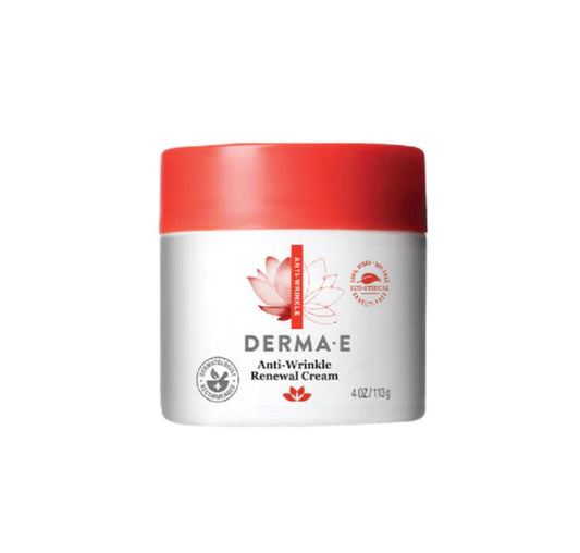 DERMA E anti wrinkle renewal cream كريم علاج التجاعيد من ديرما