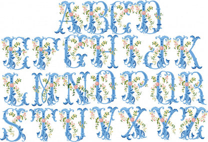 DIAMOND FLORAL MONO FONT