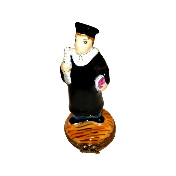 Graduate Diploma Limoges Box Porcelain Limoges graduation limoges boxes graduation professional French Trinket Box