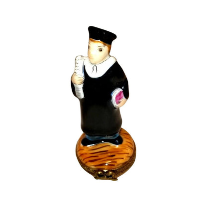 Graduate Diploma Limoges Box Porcelain Limoges graduation limoges boxes graduation professional French Trinket Box
