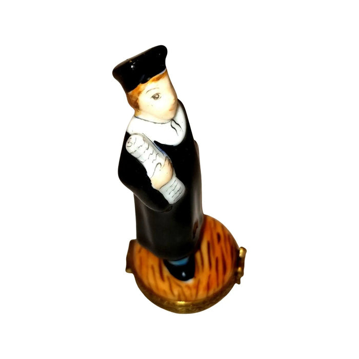 Graduate Diploma Limoges Box Porcelain Limoges graduation limoges boxes graduation professional French Trinket Box