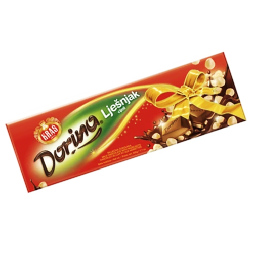 Dorina Chocolate with Hazelnuts (Cokolada sa Ljesnjakom Poklon) 220g (Kras) - MezeHub