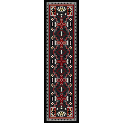 Image of an area rug, Double Cross - Gray