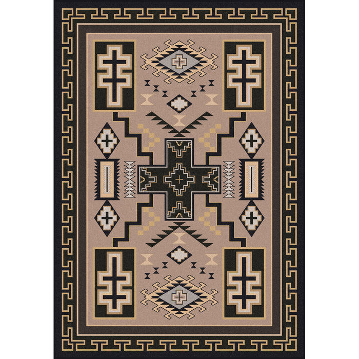 Image of an area rug, Double Cross - Sandman