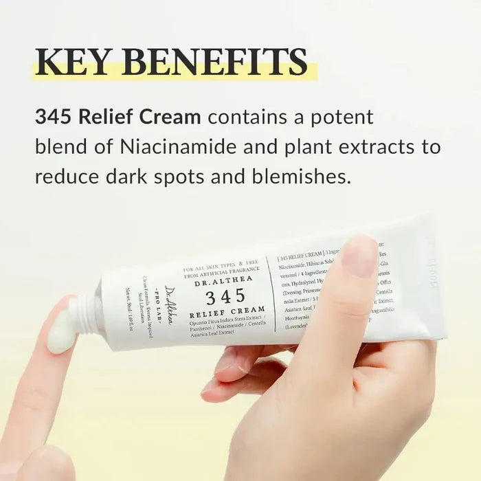 Dr. Althea 345 Relief Cream 50ml – Skin Care | Korean Skincare Canada - VGLE Beauty