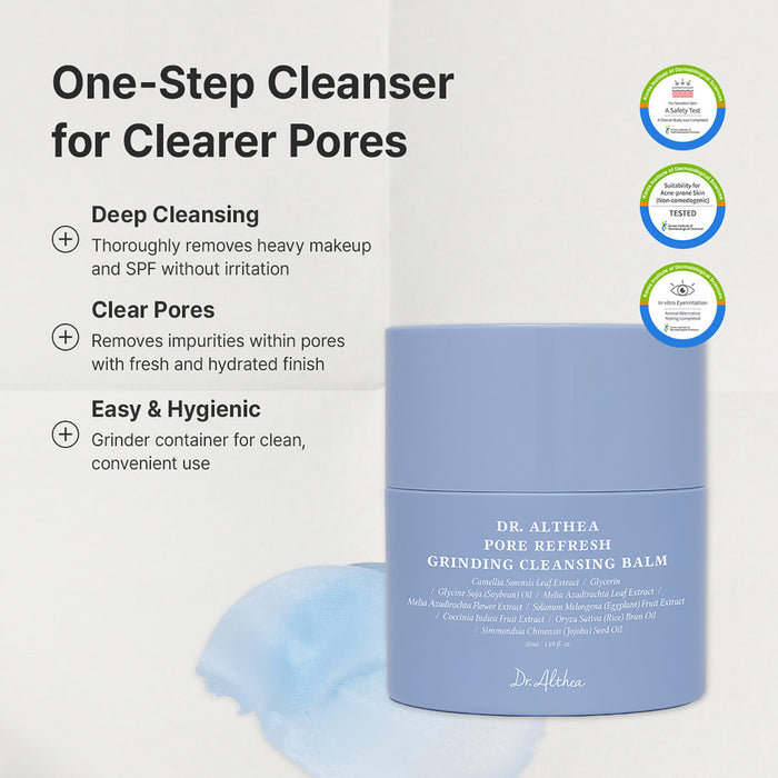Dr. Althea Pore Refresh Grinding Cleansing Balm 1.69oz/ 50ml