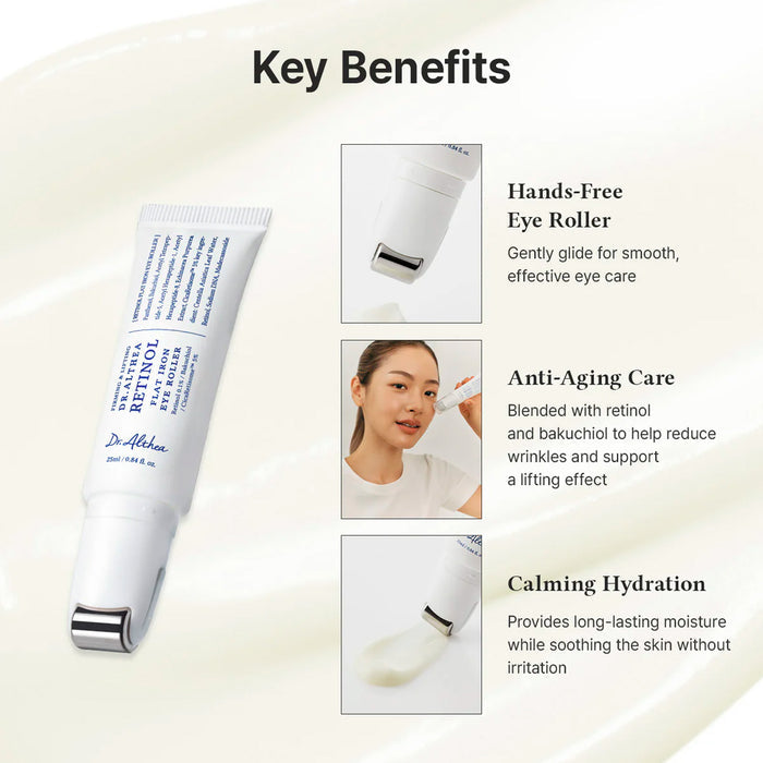 Dr. Althea Retinol Flat Iron Eye Roller 0.84oz/ 25ml