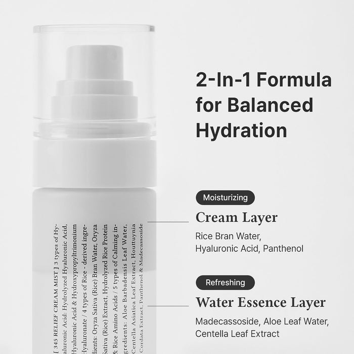 Dr.Althea 345 Relief Cream Mist 3.38oz/ 100ml