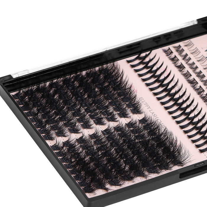 Drama Queen Fluffy Lash Extensions  D Curl – Black