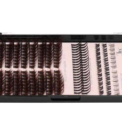 Drama Queen Fluffy Lash Extensions  D Curl – Dark Brown
