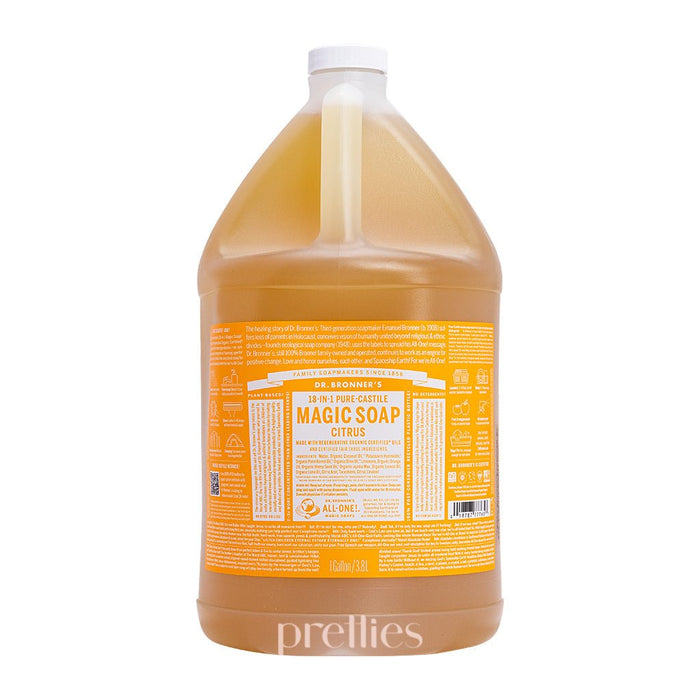 Dr.Bronner's 18-IN-1 Organic Citrus Liquid Soap (1gal) 3.8L