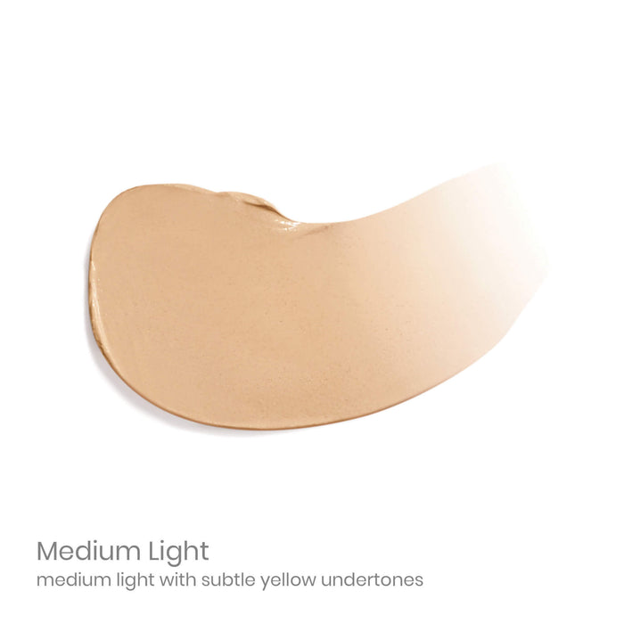 Swatch of JaneIredale DreamTint TintedMoisturizer SPF15 MediumLight