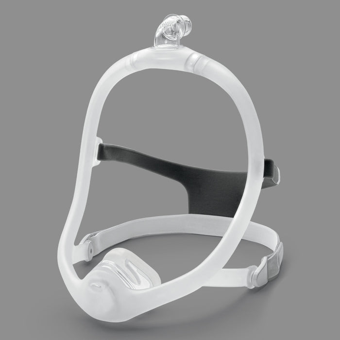 DreamWear Nasal CPAP Mask on Gray Background