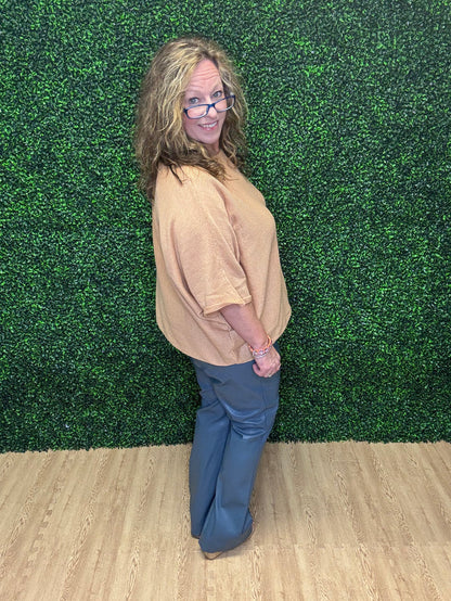 Easel Boatneck Knitted Sweater
