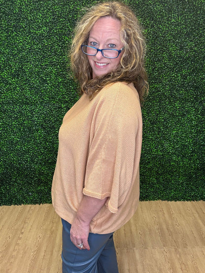 Easel Boatneck Knitted Sweater
