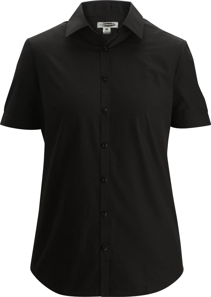 Edwards® Women's Broadcloth Short Sleeve Shirt
