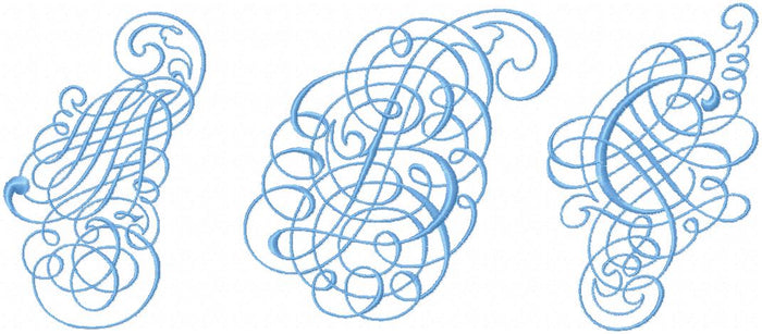 ELIZABETH CALLIGRAPHY II MONOGRAM FONT