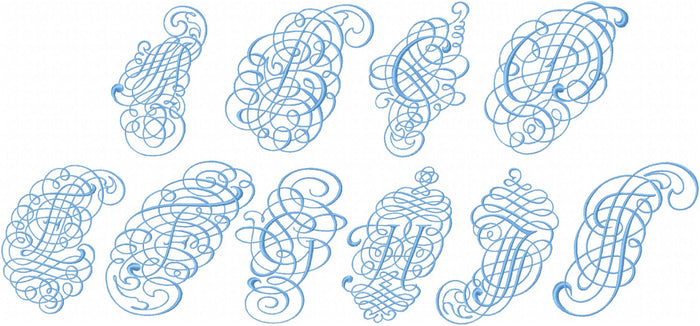 ELIZABETH CALLIGRAPHY II MONOGRAM FONT