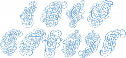 ELIZABETH CALLIGRAPHY II MONOGRAM FONT