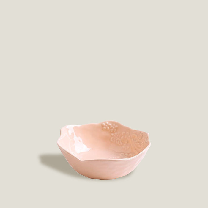 Embossed Peach Bowl