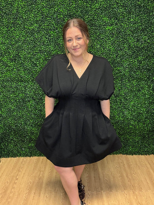 Entro Dolman Sleeve Mini Dress