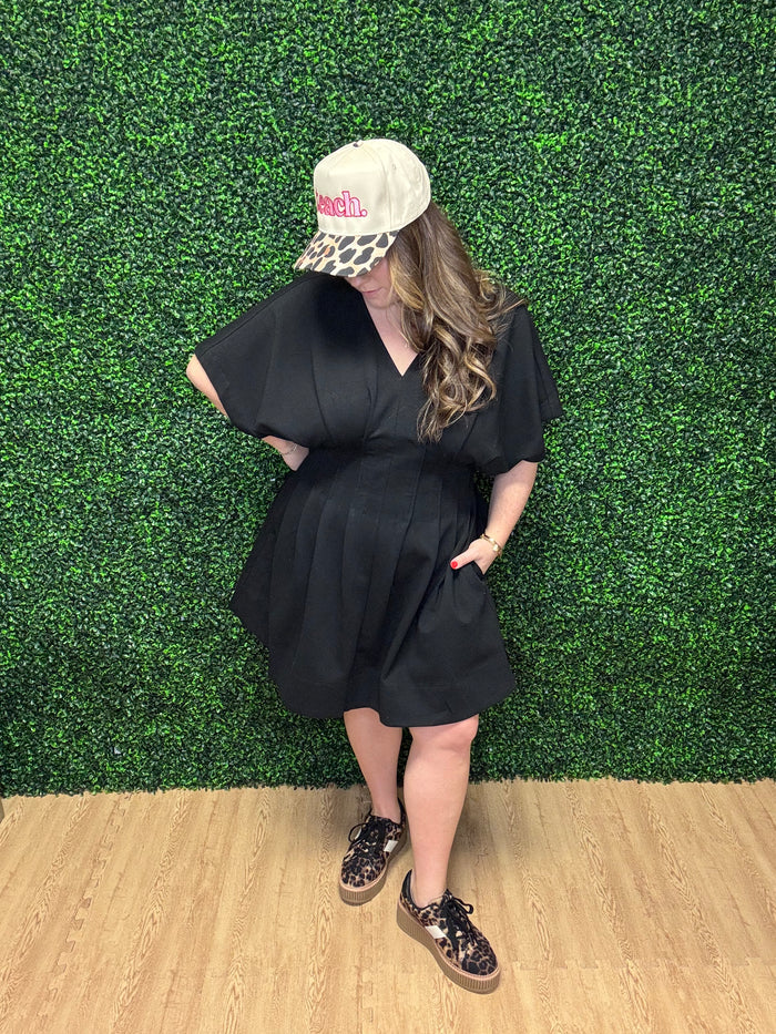 Entro Dolman Sleeve Mini Dress