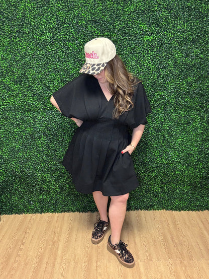 Entro Dolman Sleeve Mini Dress