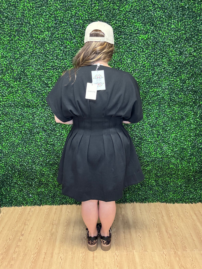 Entro Dolman Sleeve Mini Dress