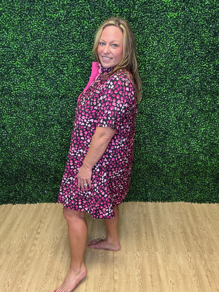 Entro Floral Printed Mini Dress