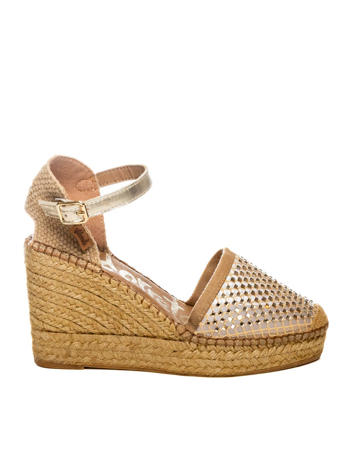 VIDORRETA espadrilles rejilla cristal crudo 122 REJILLA CRISTAL-CRUDO