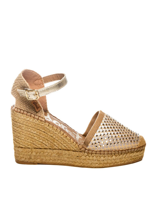 VIDORRETA espadrilles rejilla cristal crudo 122 REJILLA CRISTAL-CRUDO