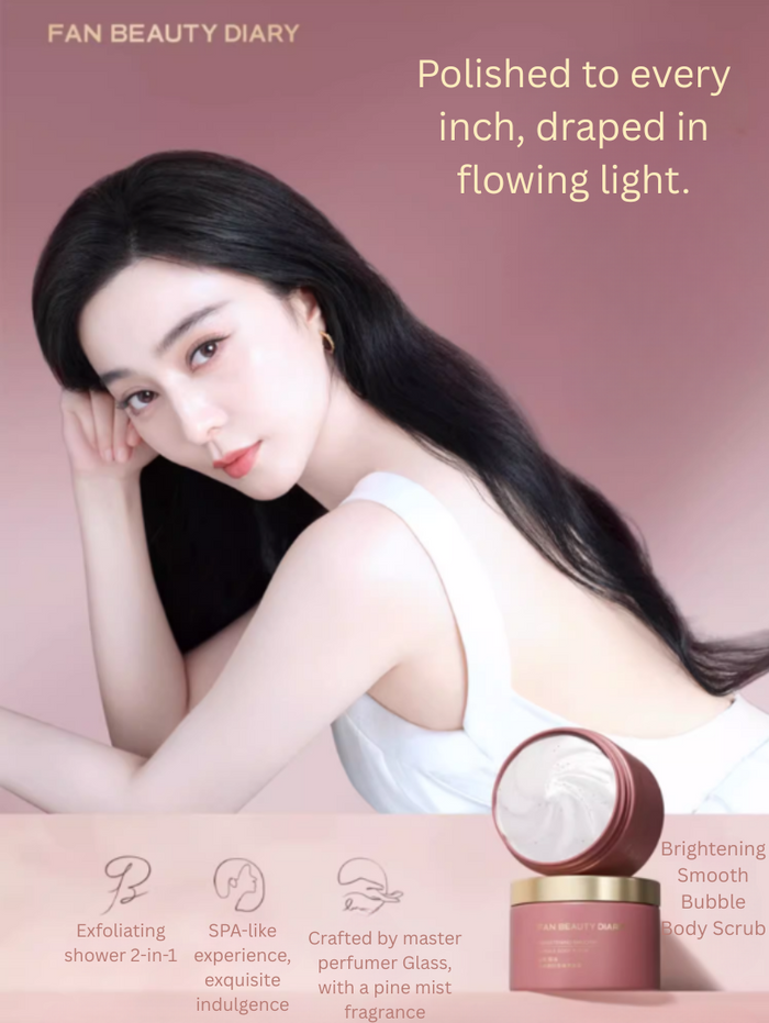 Fan Beauty Diary Brightening Smooth Bubble Body Scrub 300g - myernk