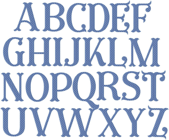 FISHTAIL BRICK MONOGRAM FONT