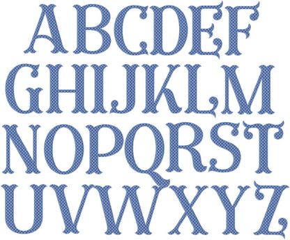 FISHTAIL BRICK MONOGRAM FONT