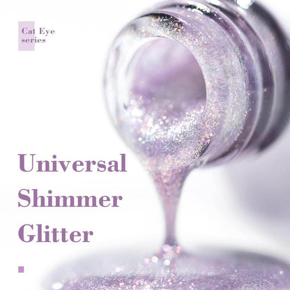 RARJSM ®Purple Pink Aurora Velvet Cat Eye Gel Polish 15 ml