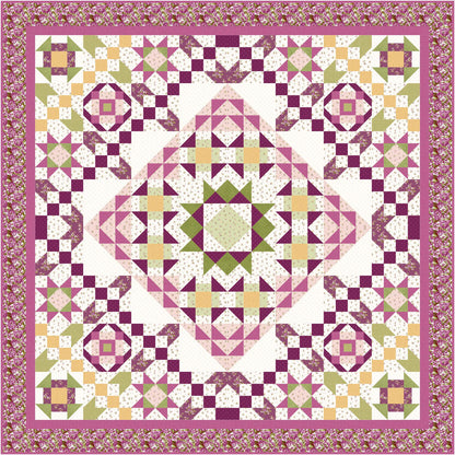 Flower Garden Square Pattern #605