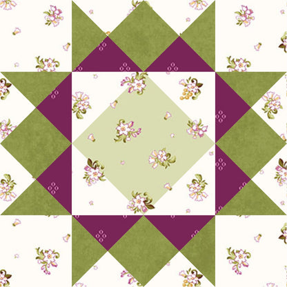 Flower Garden Square Pattern #605