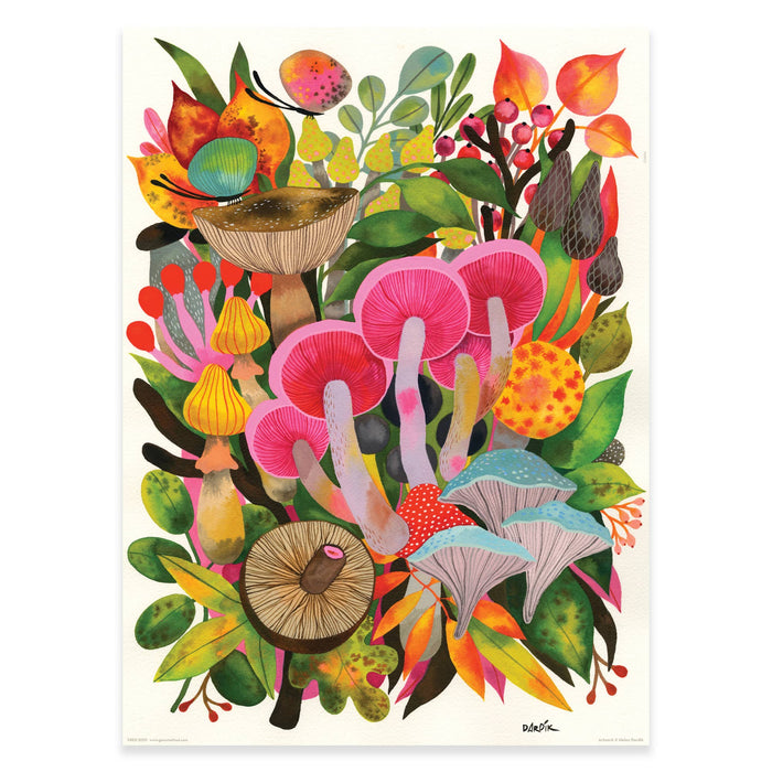 Fred & Friends - Puzzle 500 PC - Helen Dardik - Mushroom Toomuchery