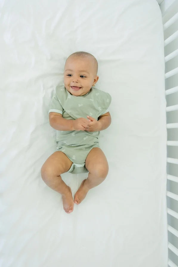 Freshwater Snail Organic Cotton Short Sleeve Bodysuit