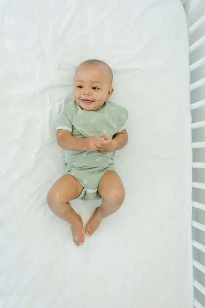 Freshwater Snail Organic Cotton Short Sleeve Bodysuit